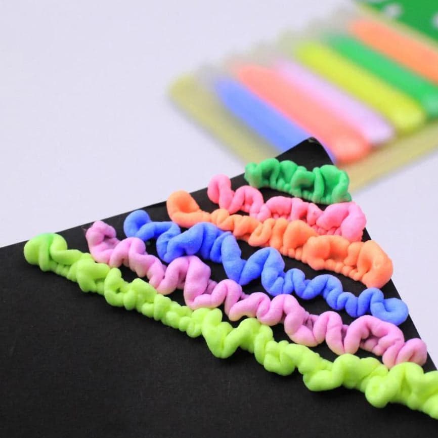 Czarodziejskie kredki popcornowe | Efekt 3D 3