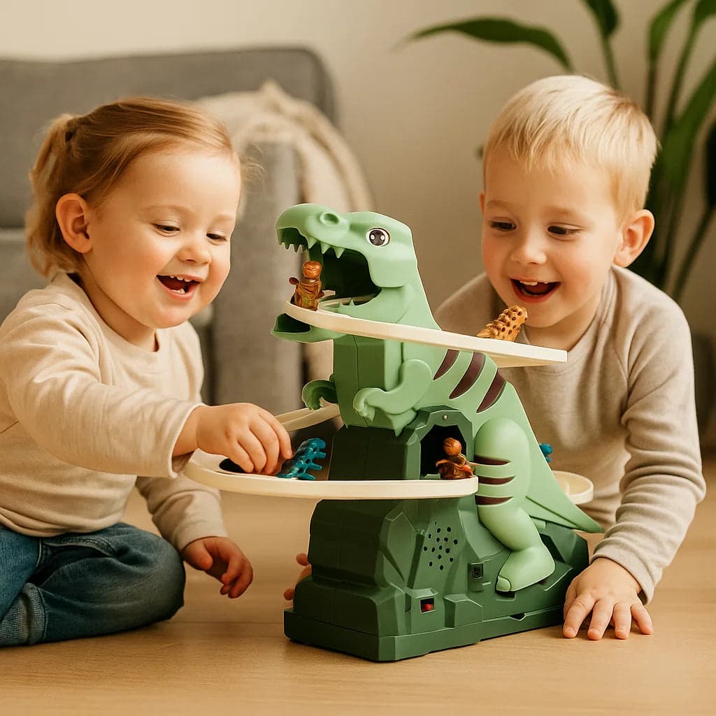 Dino zjeżdżalnia | Wspiera rozwój motoryki