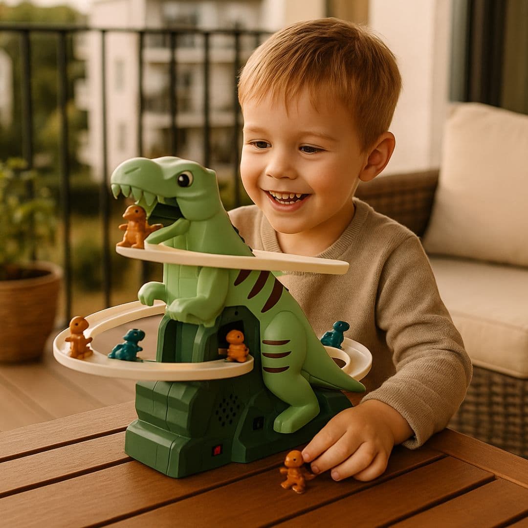 Dino zjeżdżalnia | Wspiera rozwój motoryki 2