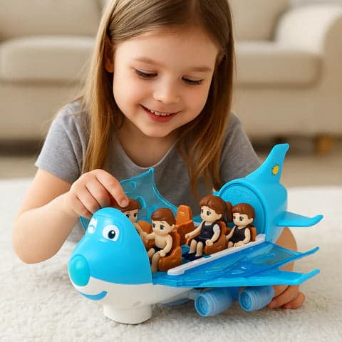 Elektryczny samolot | Muzyka i światła