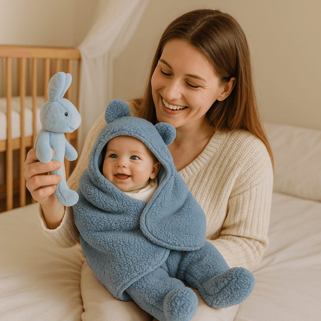 Kocyk i pajacyk dla niemowląt | Komfort