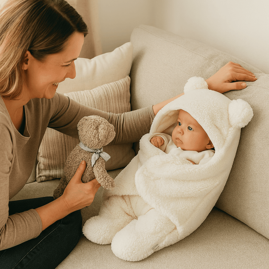 Kocyk i pajacyk dla niemowląt | Komfort 4