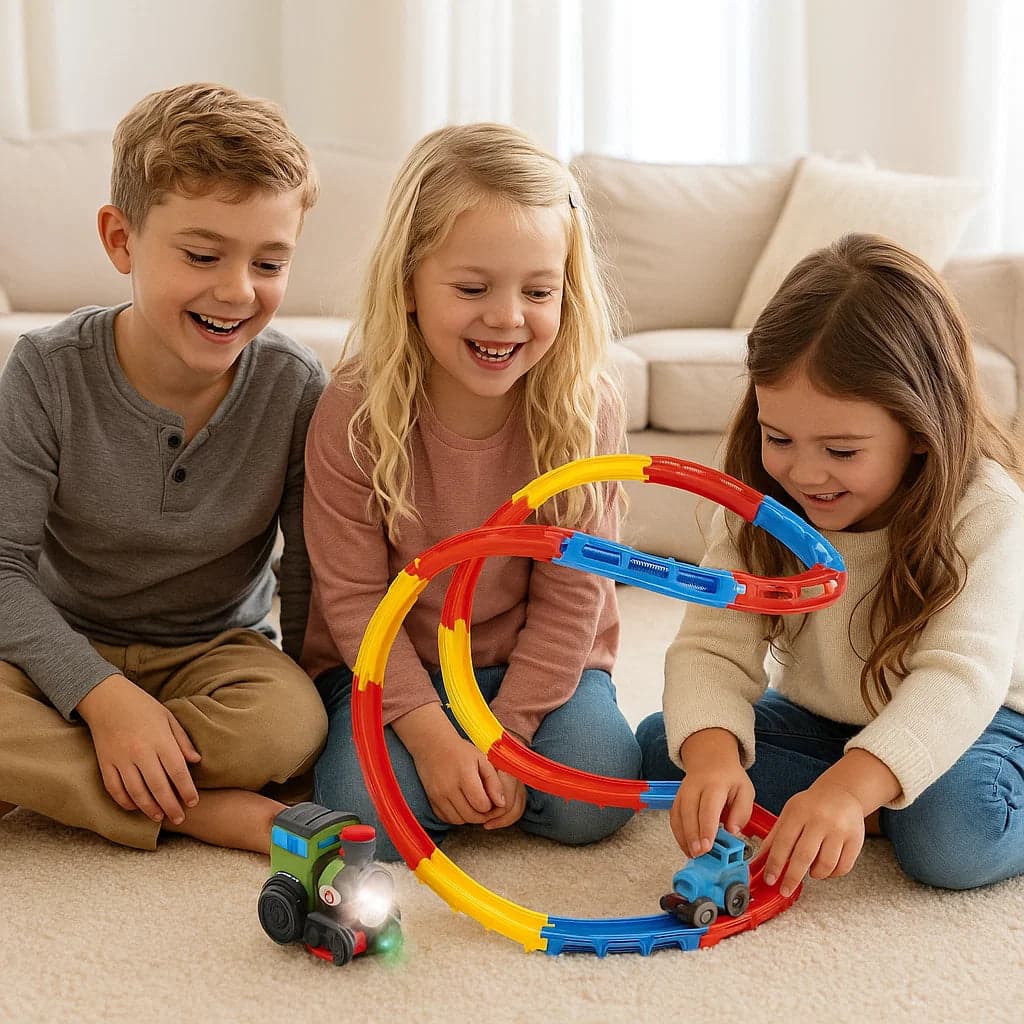 Kolejka górska dla dzieci | Interaktywna zabawa