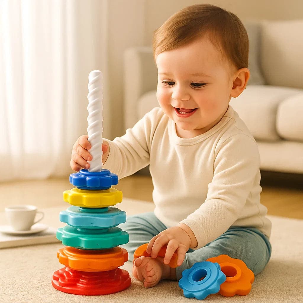 Kolorowa wieża edukacyjna | Rozwój logicznego myślenia 2