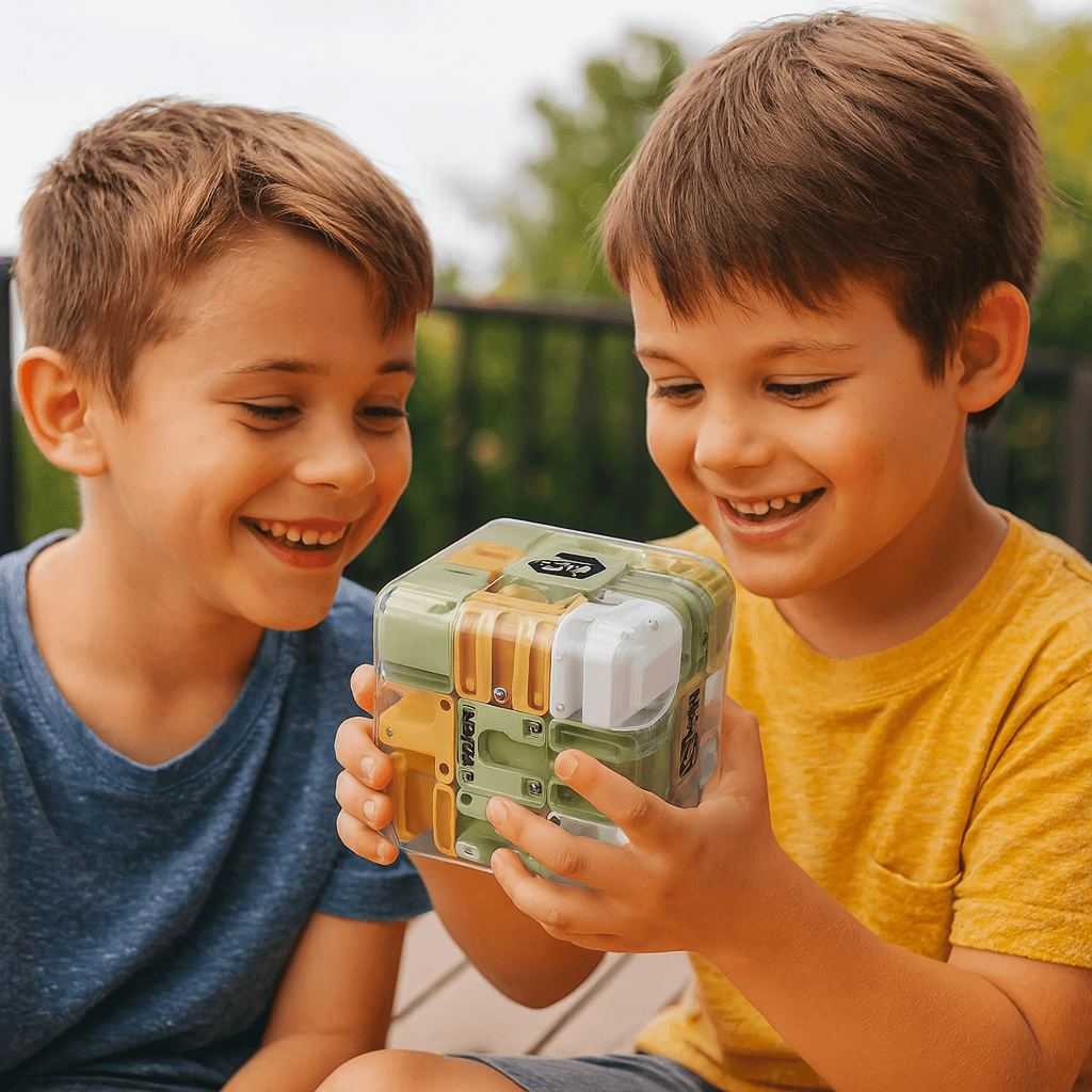 Kostka labirynt 3D | Wzmacnia koncentrację