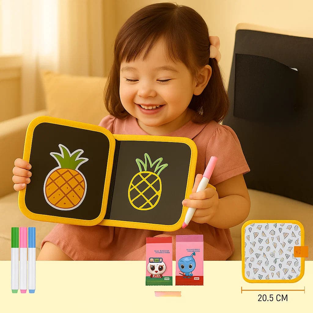 Książeczka do rysowania | Przenośna i wymazywalna