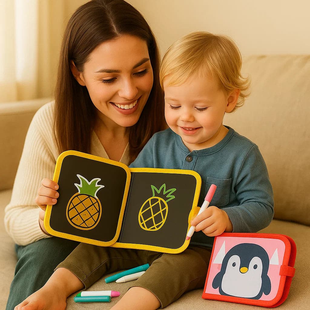 Książeczka do rysowania | Przenośna i wymazywalna 3