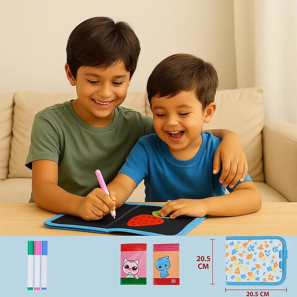 Książeczka do rysowania | Przenośna i wymazywalna 7