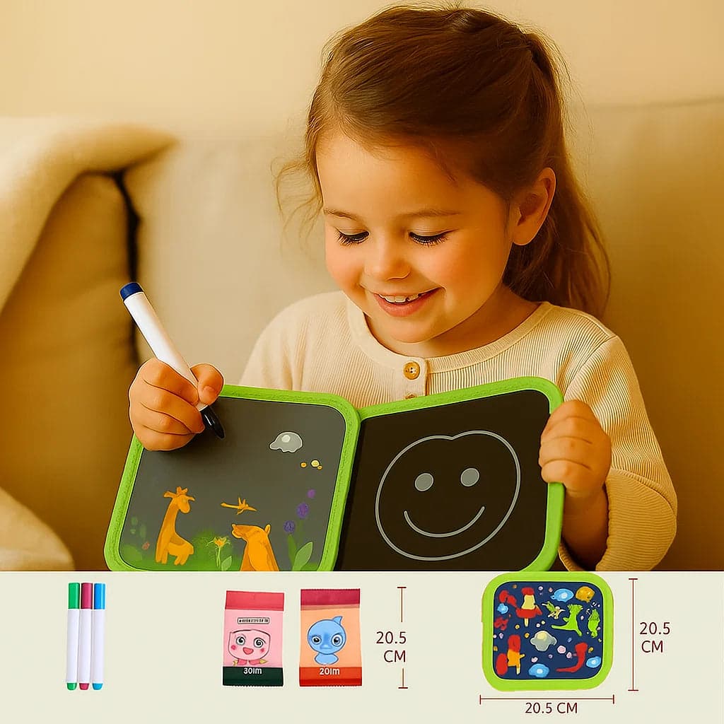 Książeczka do rysowania | Przenośna i wymazywalna 8