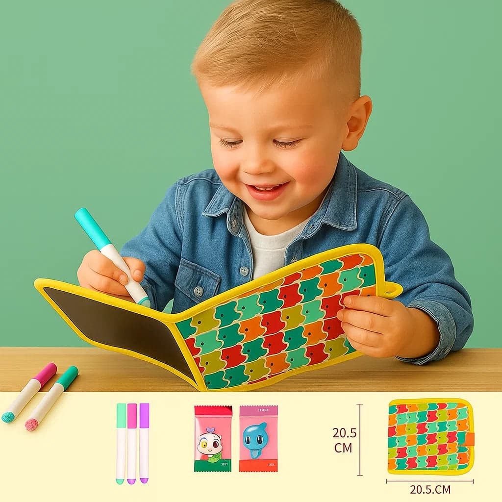 Książeczka do rysowania | Przenośna i wymazywalna 9