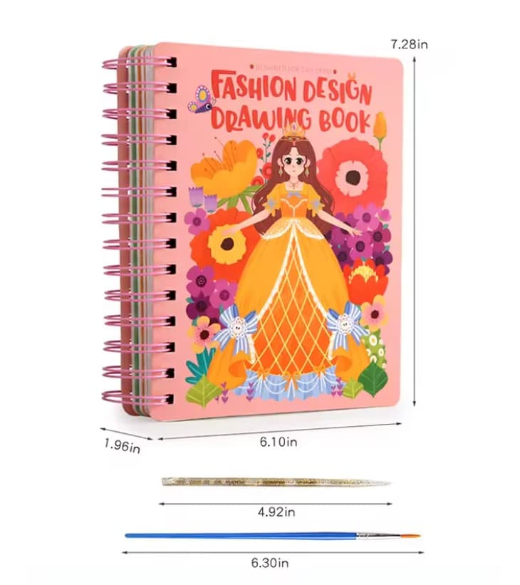 Księżniczki | Książka do malowania 3