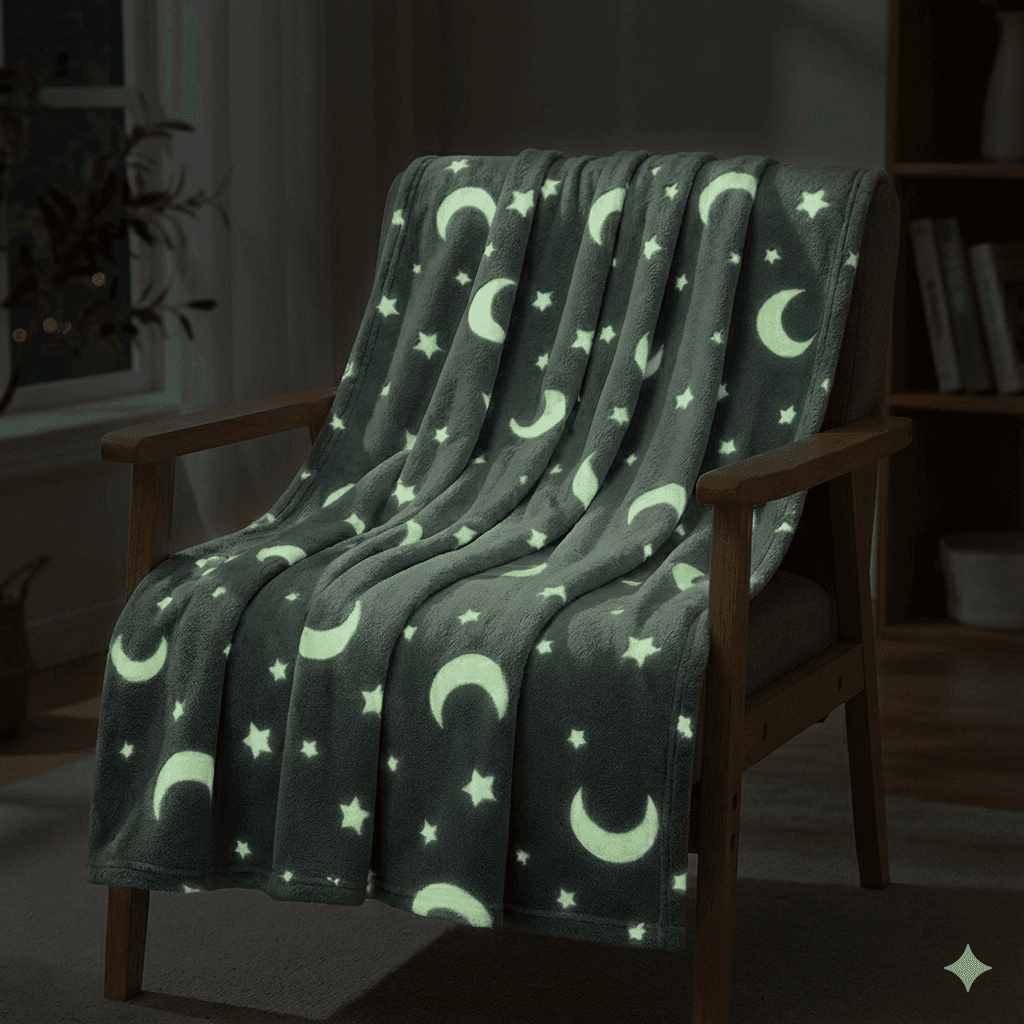 Magiczny Kocyk Świecący w Ciemności 2