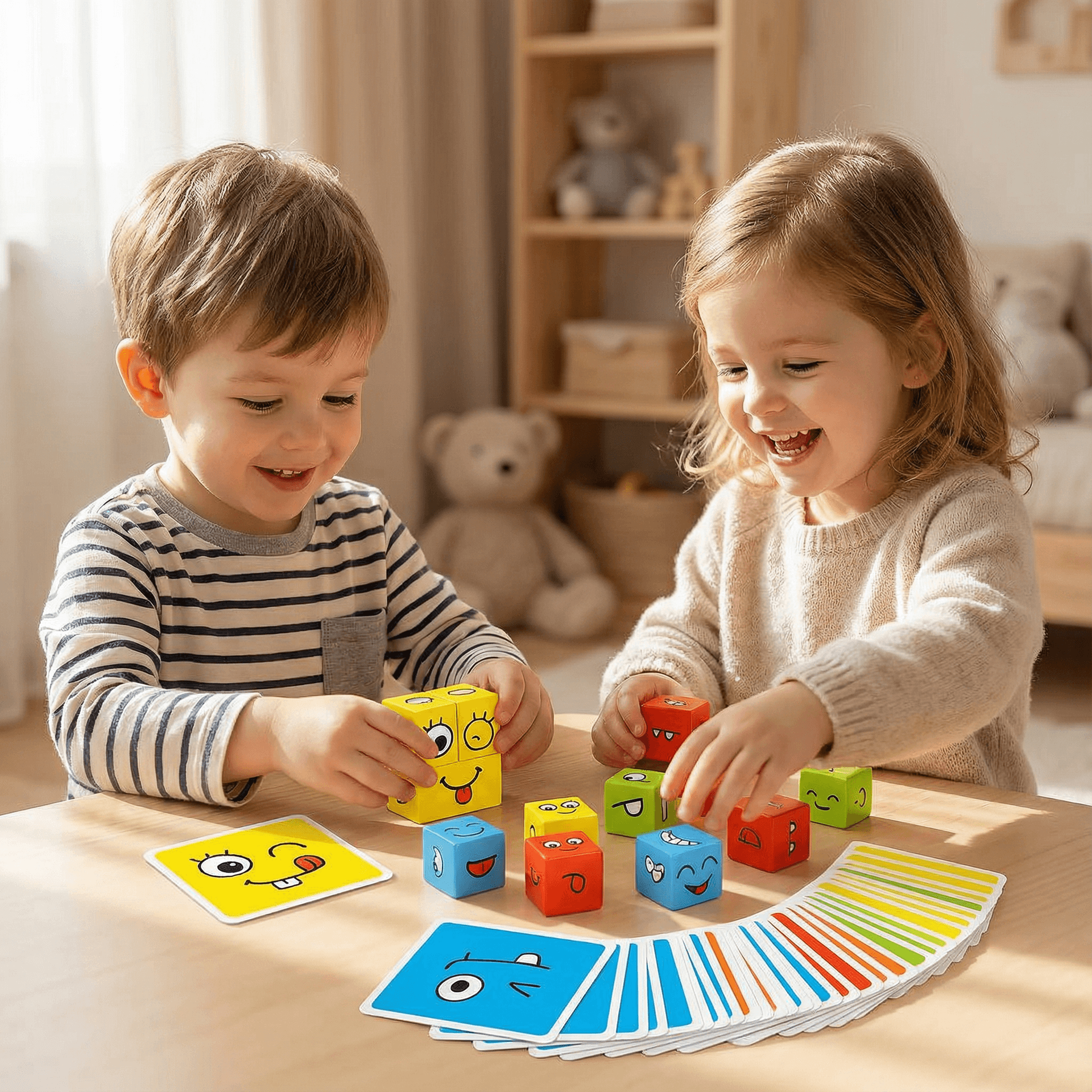 Magiczny Sześcian Emoji – Edukacyjna Gra dla Dzieci 6