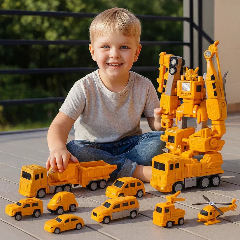 Magnetyczny zestaw budowlany | rozwija umiejętności 2