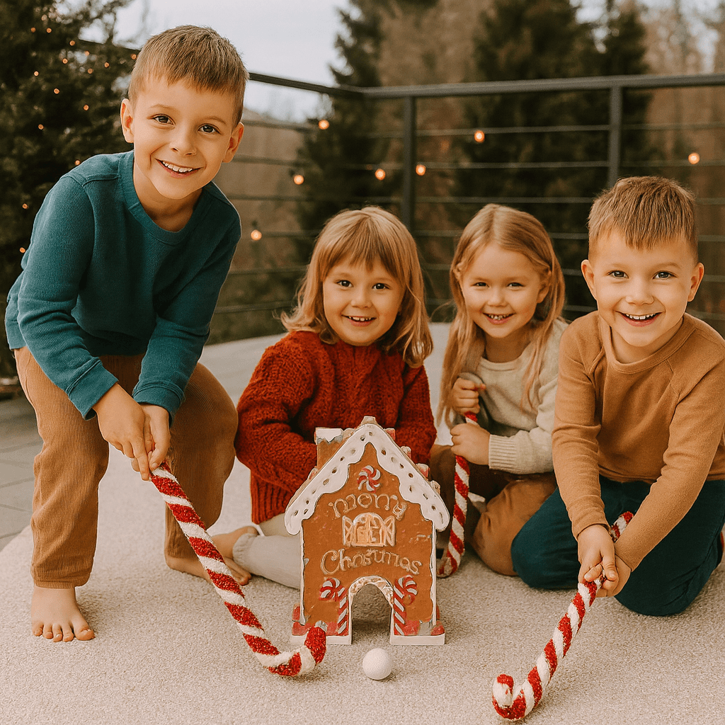 Piernikowy mini golf | Zabawka świąteczna