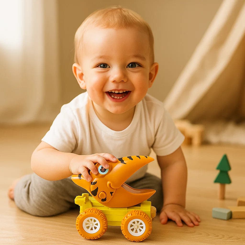 PUSH & DRIVE | Dino Monster Trucki