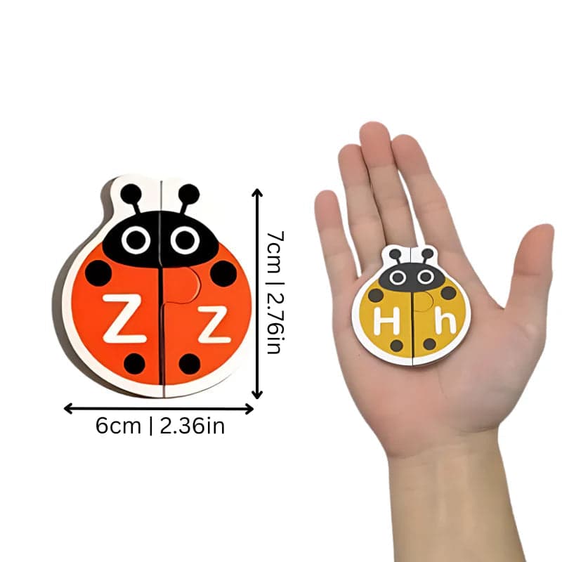 Puzzle alfabetowe Montessori | rozwijają kreatywność 2