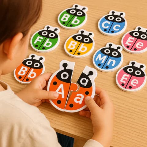 Puzzle alfabetowe Montessori | rozwijają kreatywność 3