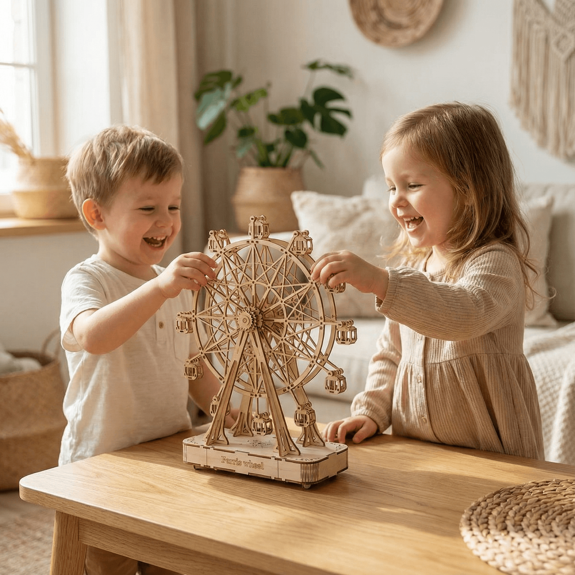 Rolife „Zaczarowana Karuzela” – Drewniana Pozytywka DIY 3D 4