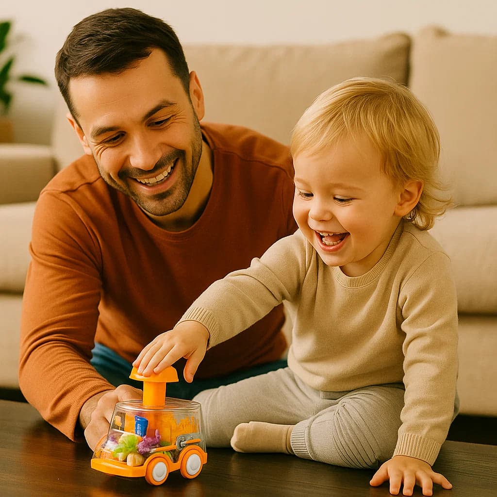 Samochodziki z trybikami | Edukacyjna zabawa 2