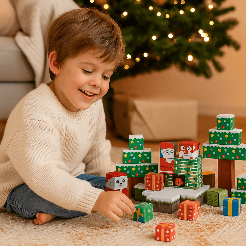 Świąteczne magnetyczne klocki | Rozwój kreatywności 3