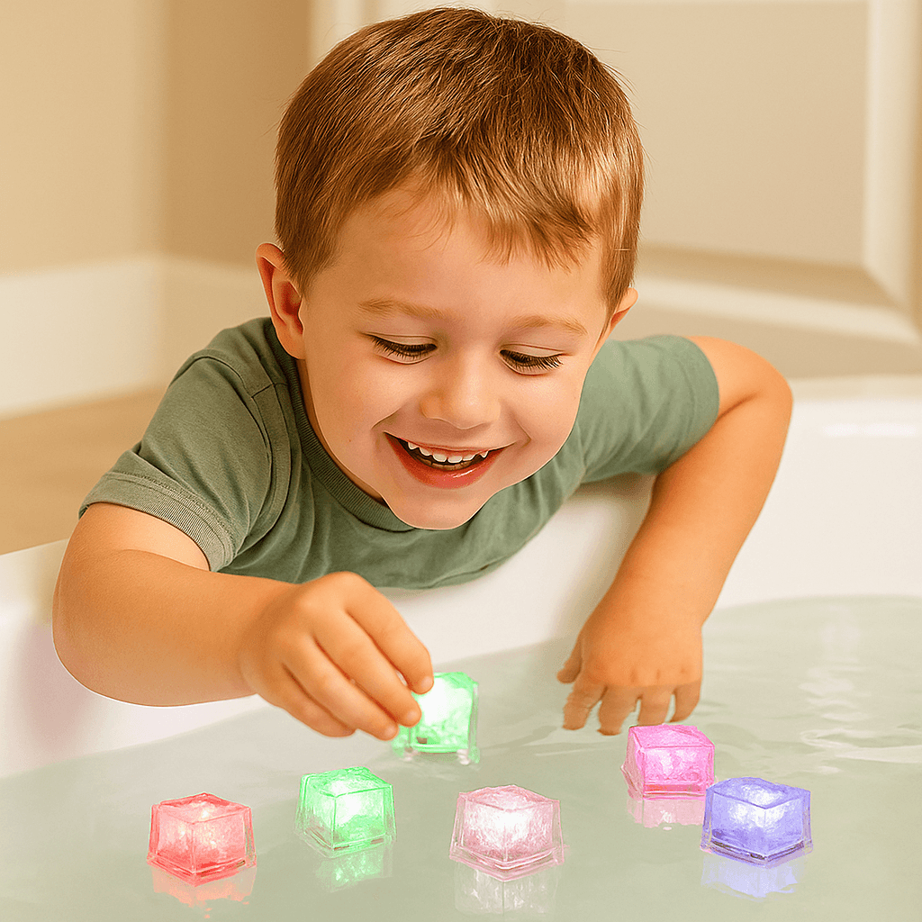 Świecące kostki do kąpieli | Zestaw 6 sztuk 2