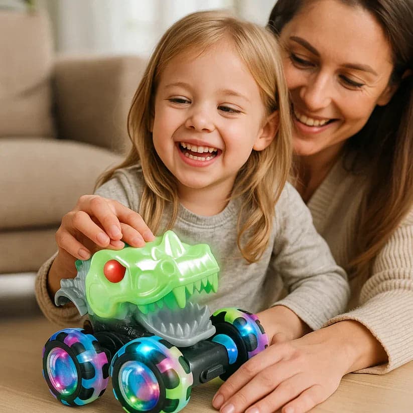 Świecące samochodziki Monster Truck 4