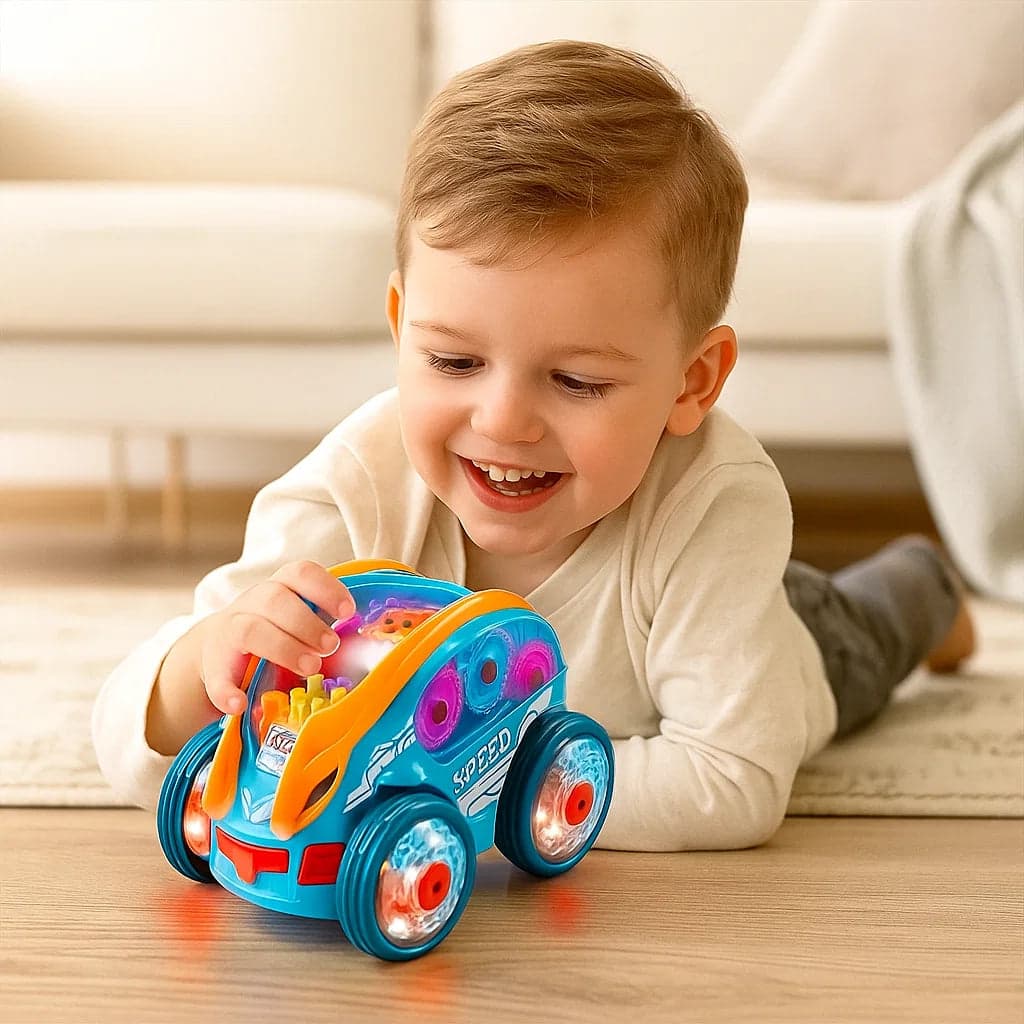 Świecący samochód akrobata | Rozwija motorykę 3