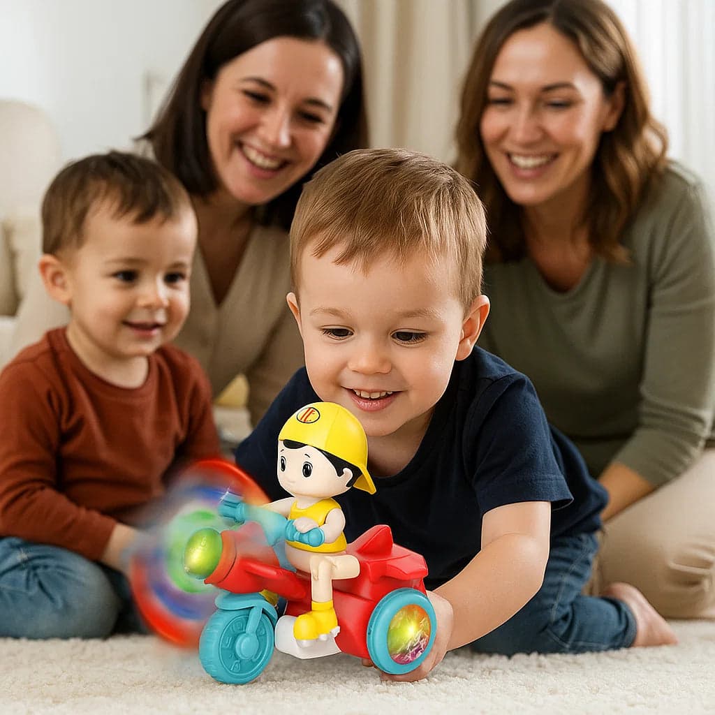 Świecący Stuntowy Skuter Dla Dzieci | Efekty LED 2