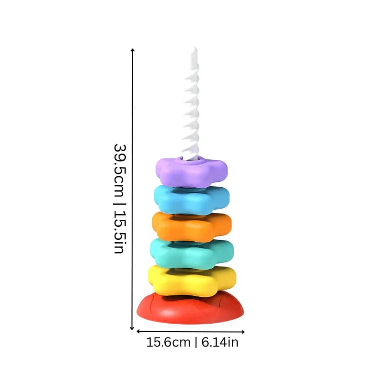 Tęczowa wieża obrotowa | rozwija umiejętności 4