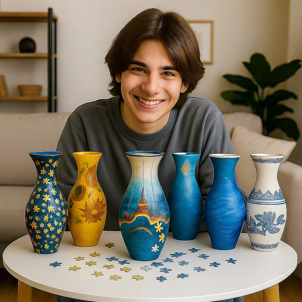 Wazon 3D Puzzle | Elegancki i funkcjonalny 2