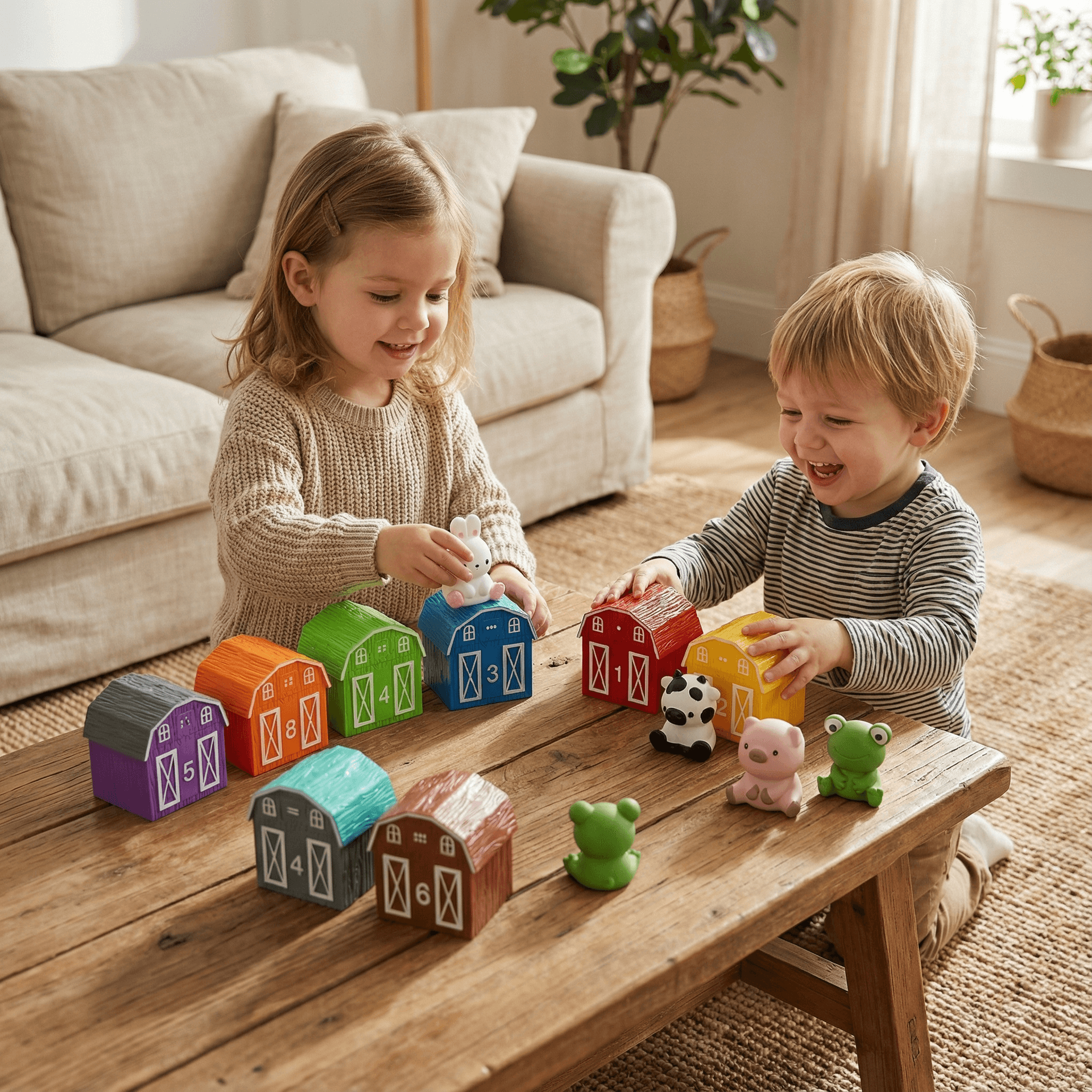 Wesoła Farma – Edukacyjne Zwierzątka Montessori dla Dzieci 2