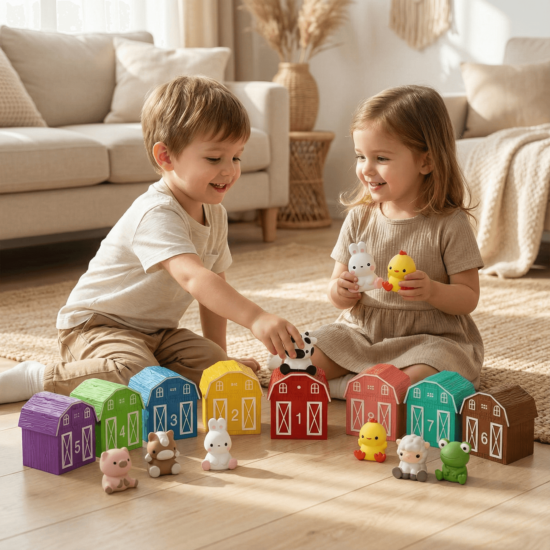 Wesoła Farma – Edukacyjne Zwierzątka Montessori dla Dzieci 5