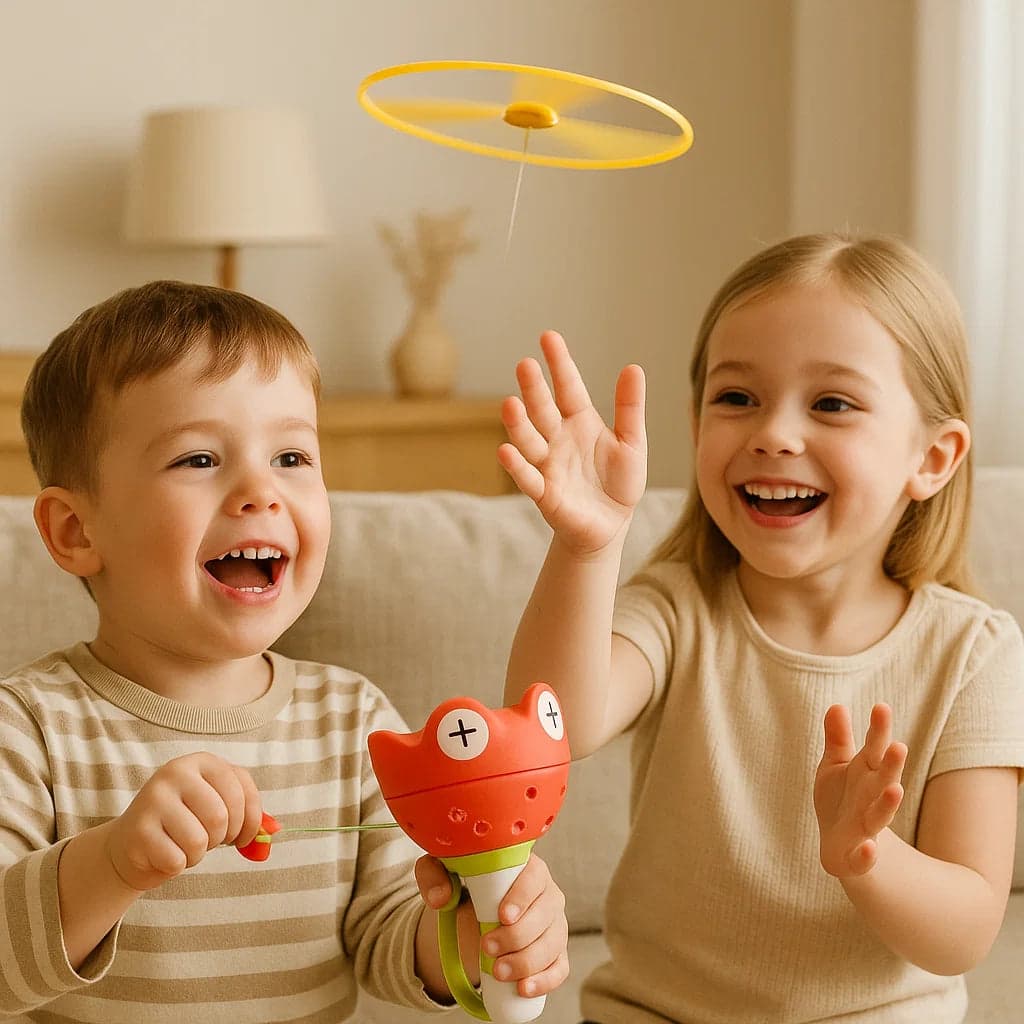 Wirujący śmigłowiec na sznurek | Rozwija koordynację 4