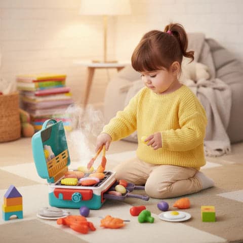 Zestaw BBQ dla dzieci | Interaktywny z efektem pary 3