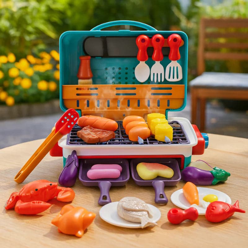Zestaw BBQ dla dzieci | Interaktywny z efektem pary 4