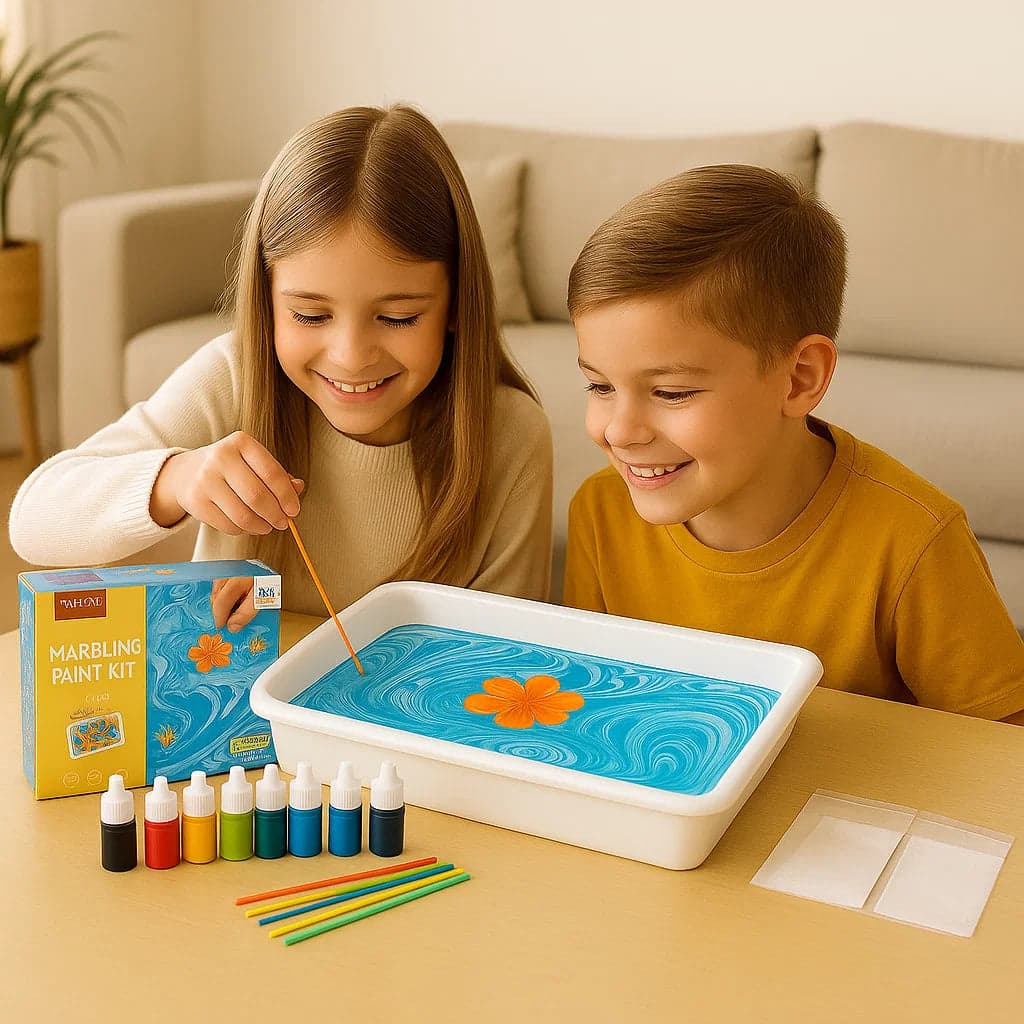 Zestaw do Malowania Marmurkowego | Kreatywność w 2
