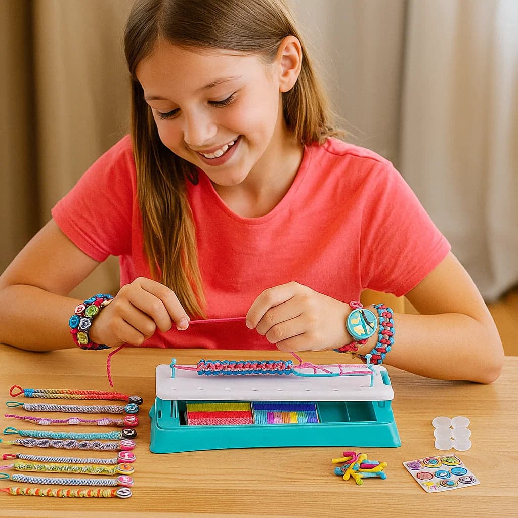 Zestaw do plecenia bransoletek | Rozwija kreatywność 3