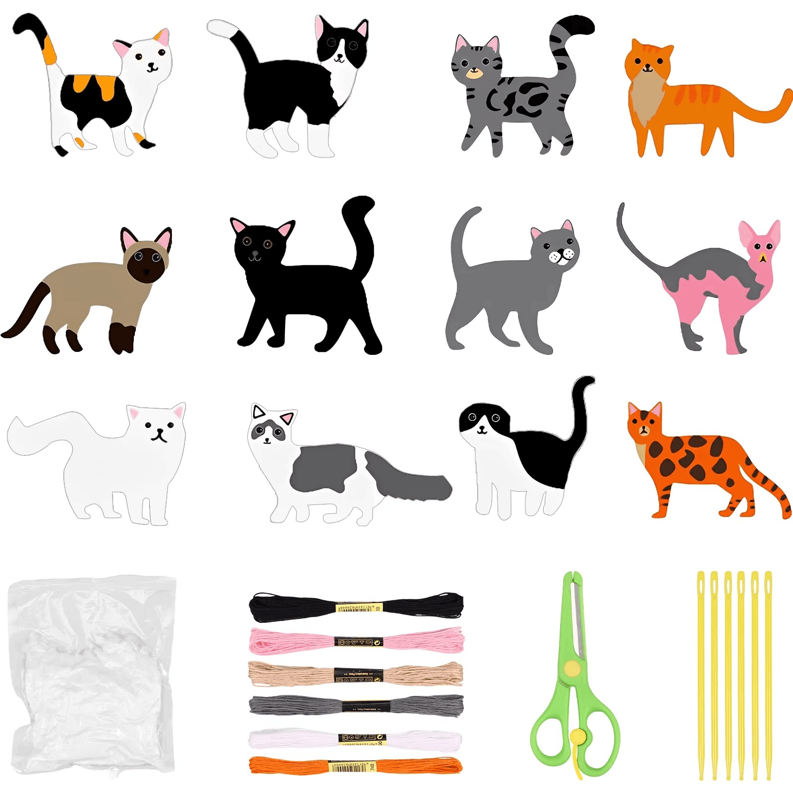 Zestaw do Szycia z Filcu – Kreatywne Rękodzieło dla Dzieci 6