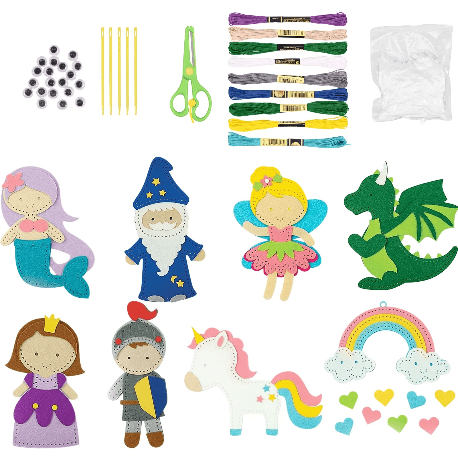 Zestaw do Szycia z Filcu – Kreatywne Rękodzieło dla Dzieci 7