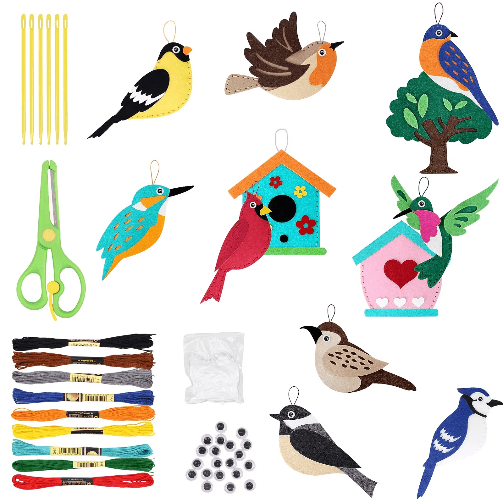 Zestaw do Szycia z Filcu – Kreatywne Rękodzieło dla Dzieci 8