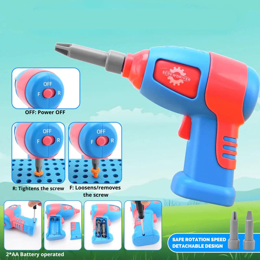 Zestaw Narzędzi Dla Dzieci | Rozwój Manualny 3