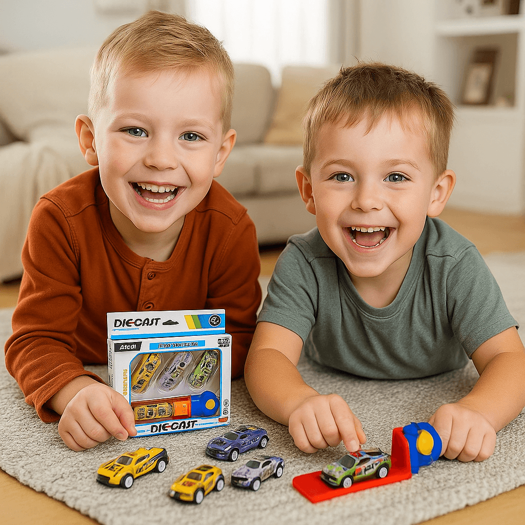 Zestaw wyścigowy z katapultą | emocjonujące wyścigi 2