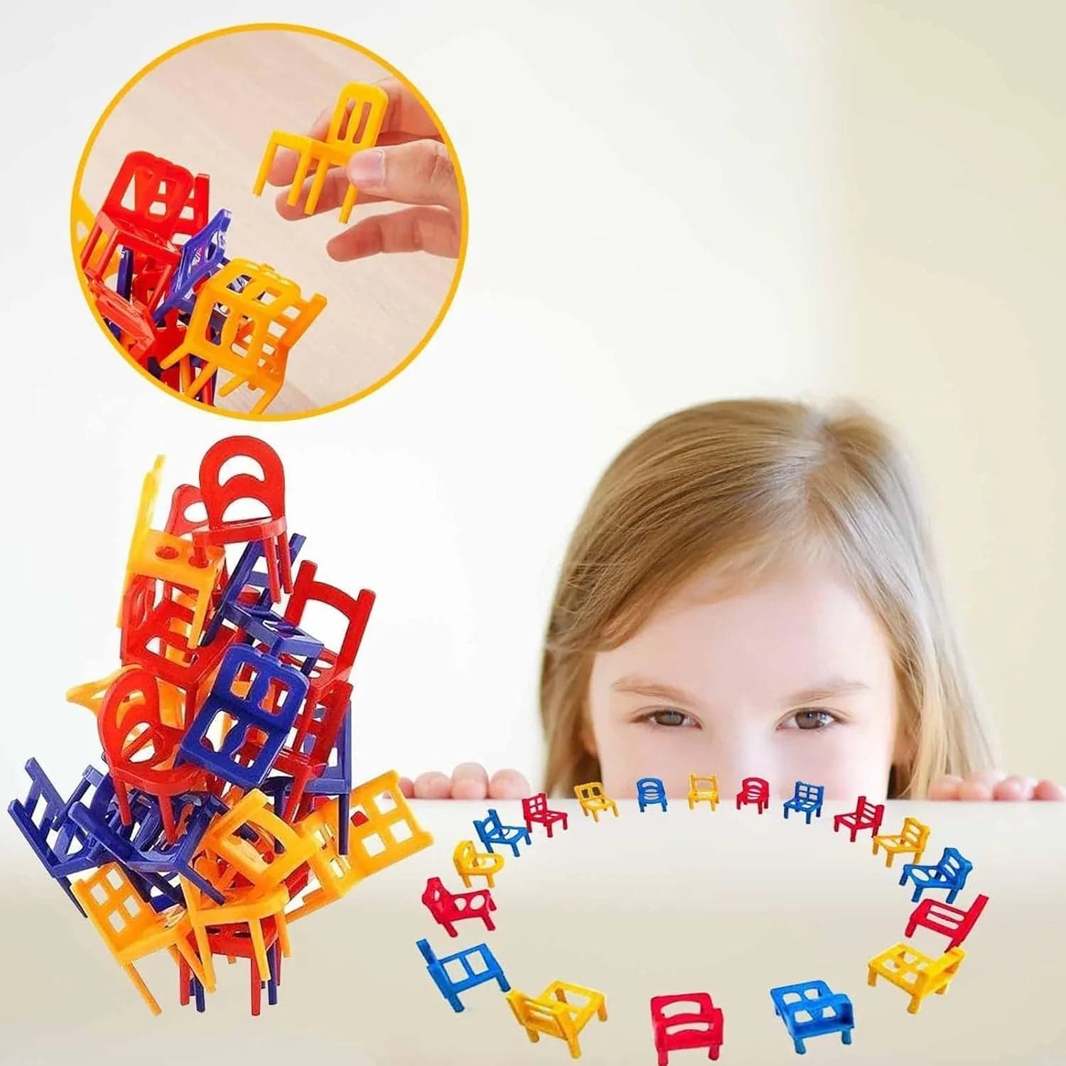 Gra Montessori w Układanie Krzesełek | Rozwija kreatywność