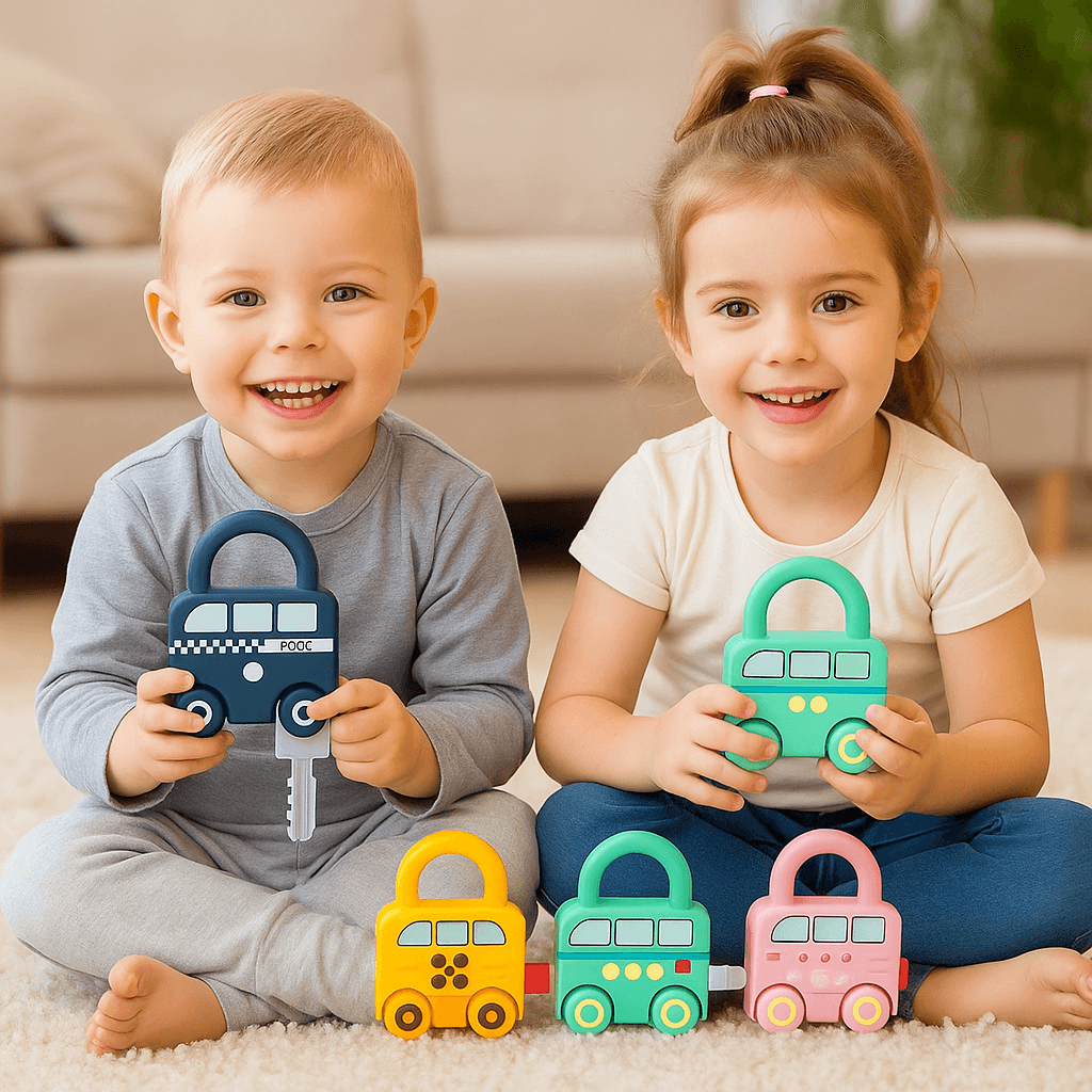 Klucze i Zamki Montessori | Rozwój Motoryczny | Zabawki Edukacyjne dla 3 Latka