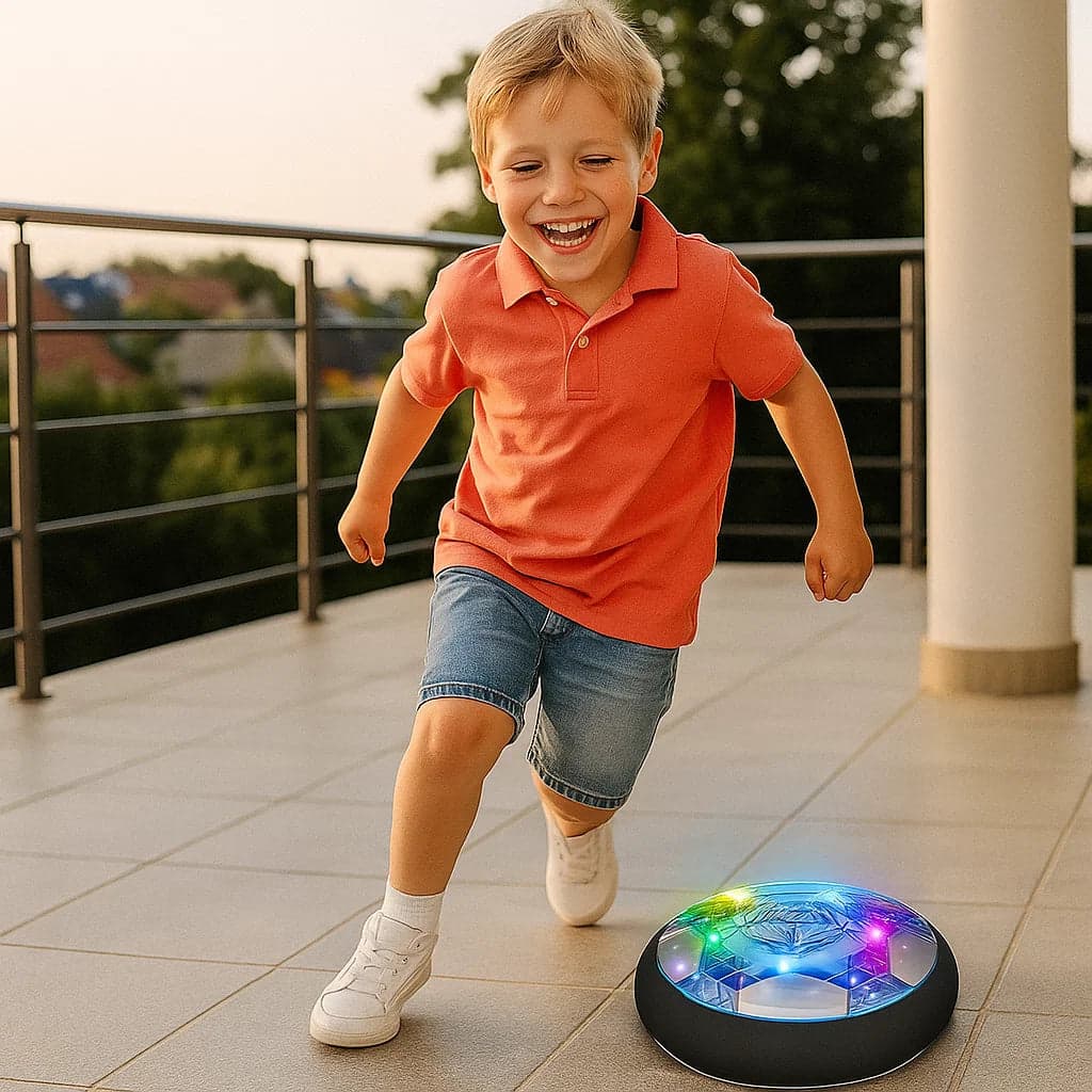 Latająca piłka na poduszce powietrznej | Technologia unoszenia