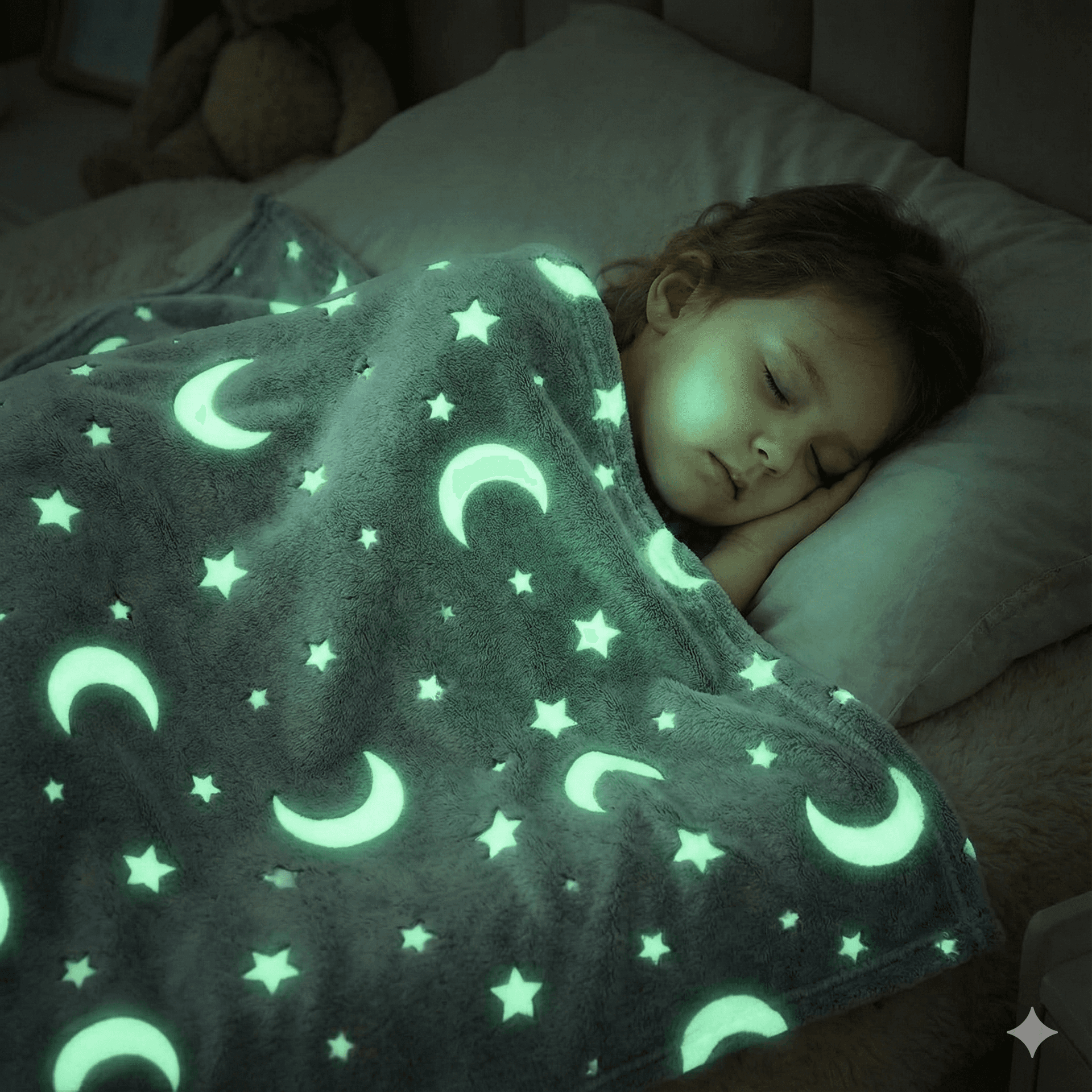 Magiczny Kocyk Świecący w Ciemności