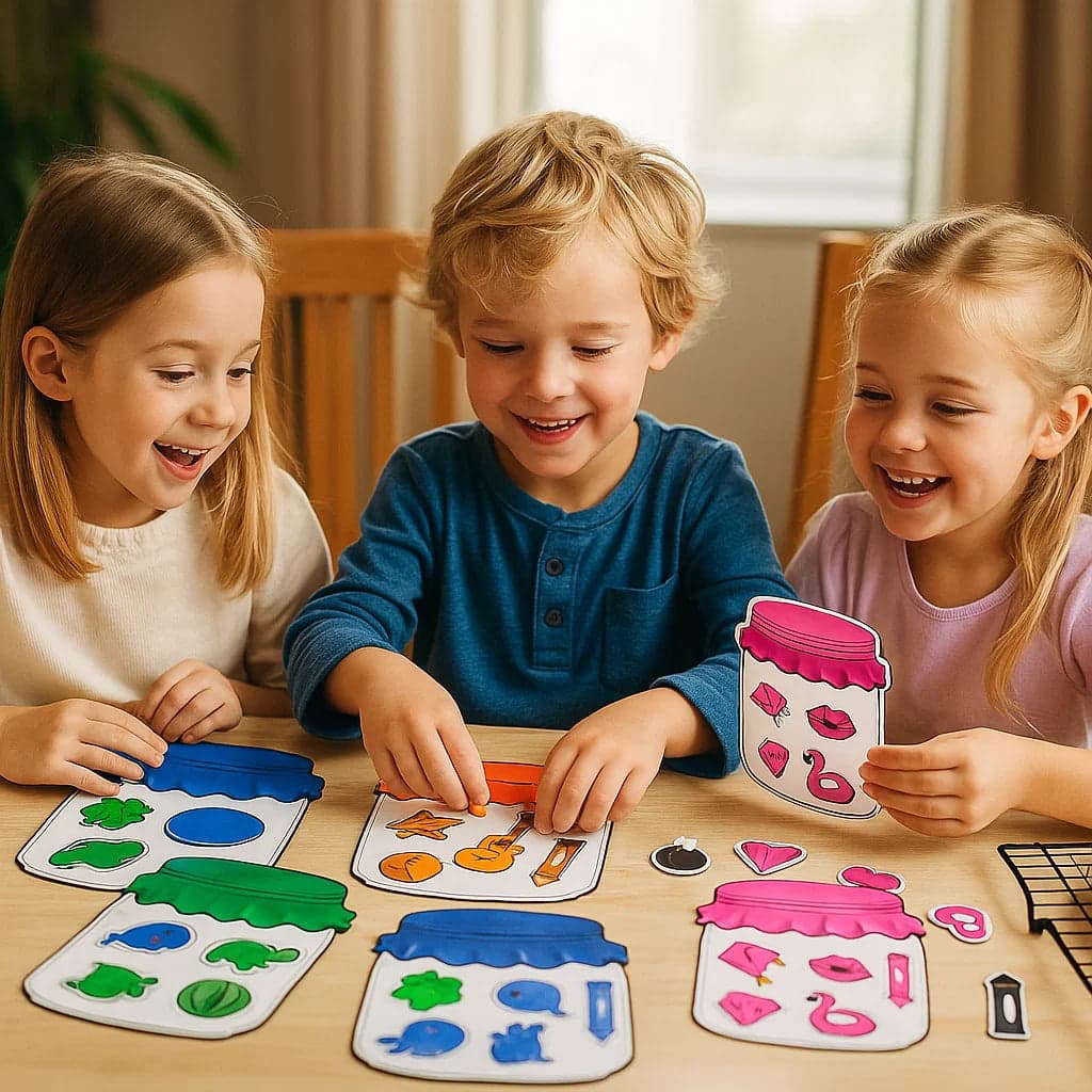 Magnetyczna zabawka do sortowania | Rozwija umiejętności poznawcze