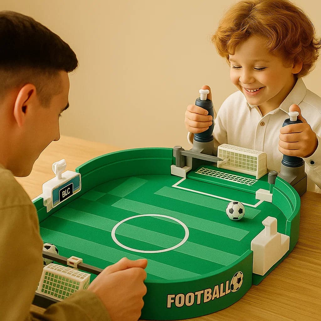 Mini zestaw piłkarzyków stołowych | Kompaktowy i przenośny