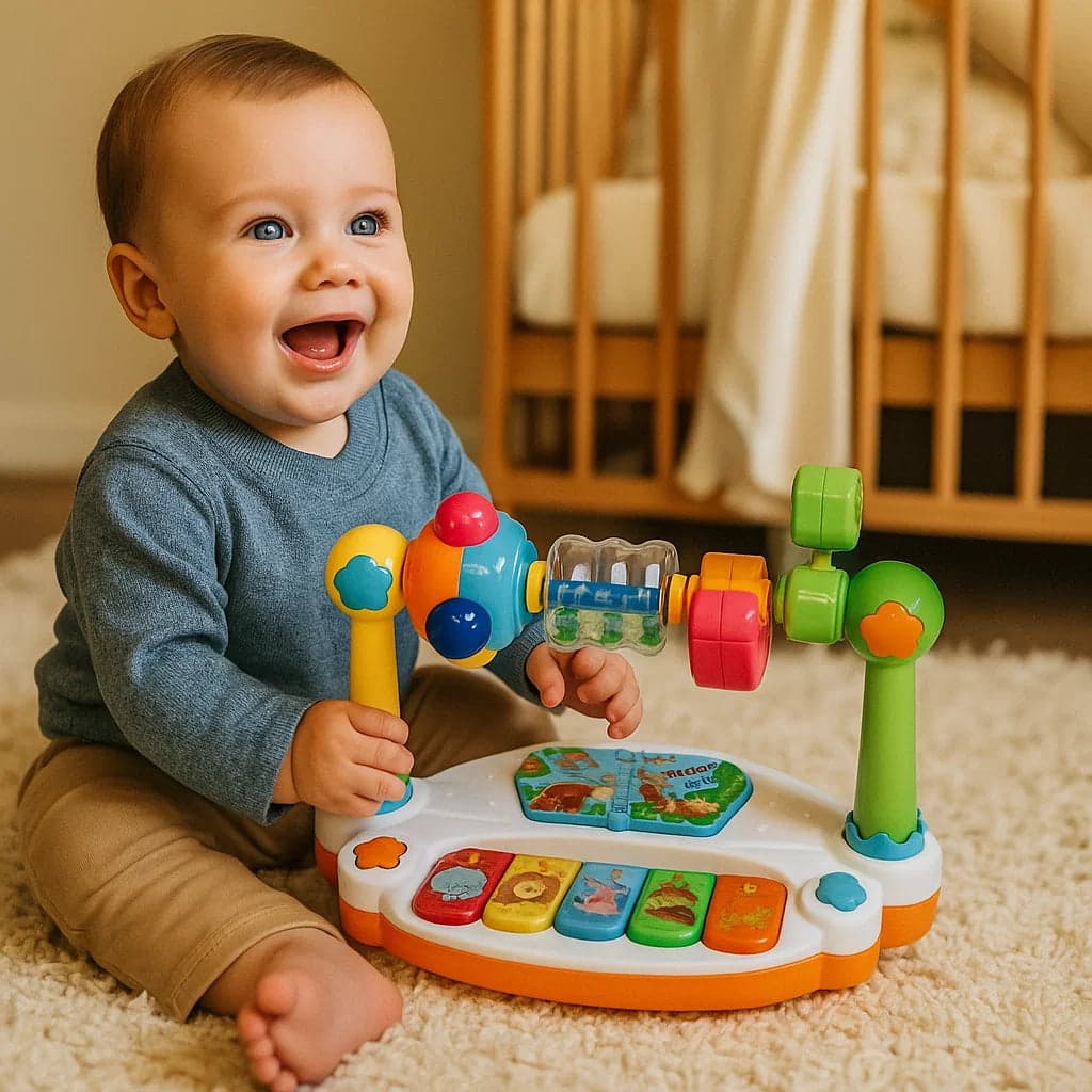 Muzyczna zabawka edukacyjna 5w1 | Rozwój motoryki i poznania